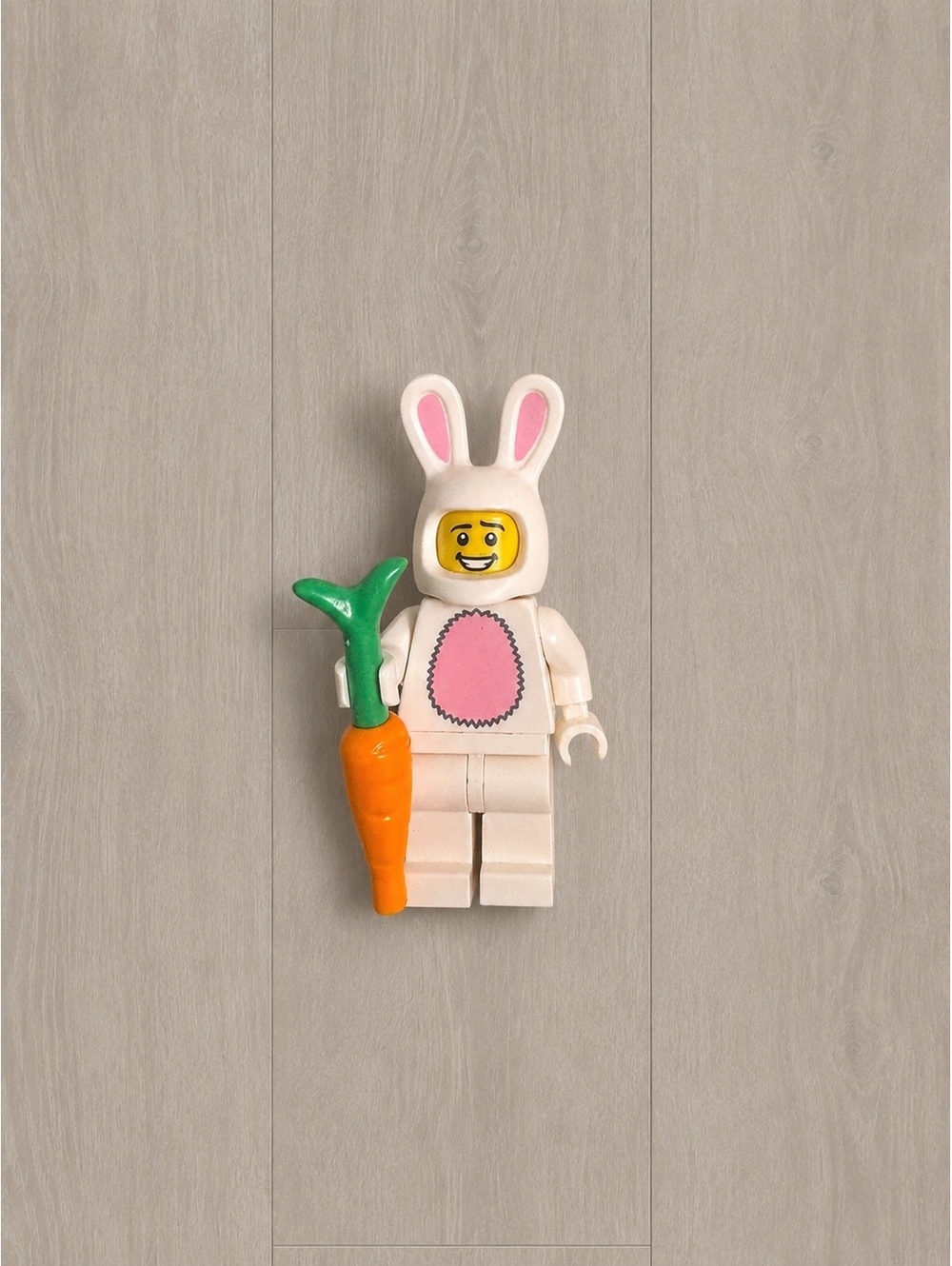 LEGO Series 7 Bunny Suit Guy Minifigure col009 w/ Carrot Rabbit Costume CMF